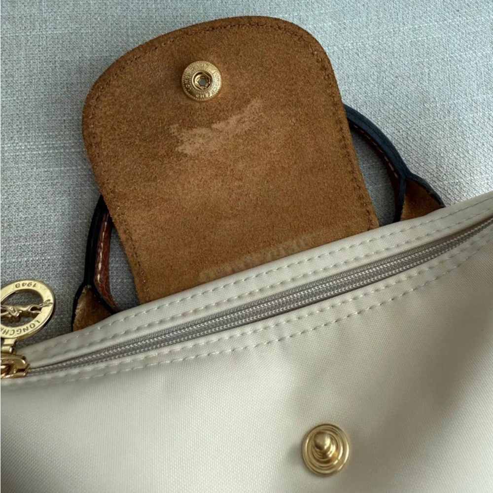 Longchamp paper white dumpling bag mini bag mini - Picture 6 of 7